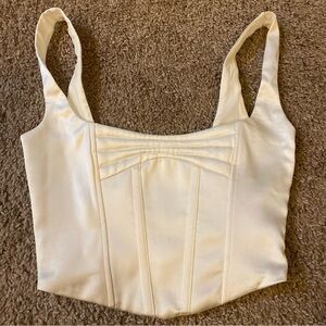 Zara Elegant Cream Women's Top XS